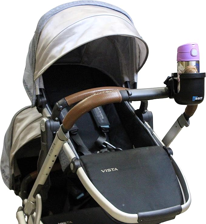 W4W Universal Stroller Cup Holder – Mega Strength Adjustable Clamp fits on Any - Image 6