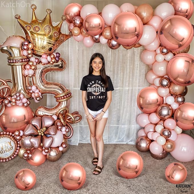 KatchOn Rose Gold Balloons - Image 5