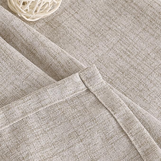 YoungsTex Natural Linen Curtains 48 Inches Length - Image 8
