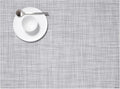 Chilewich Mini Basketweave Placemats, Woven Rectangle Placemats Set of 4 | Easy by Chilewich