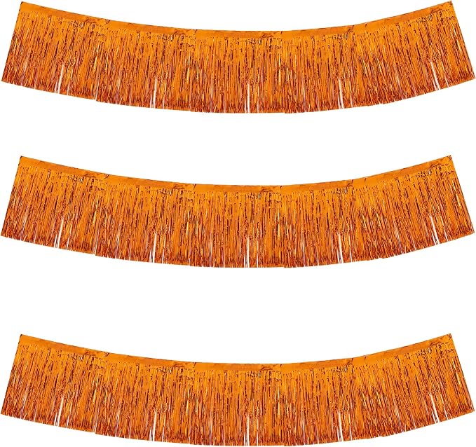 BEISHIDA Bronze Garland Banner 3Pack 30ft Wall Tinsel Foil Streamers | Hanging by Beishida