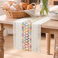 Artoid Mode Colorful Farmhouse Rustic Table Runner 12x36 Inch | Holiday Hollow by ArtoidMode
