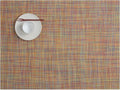Chilewich Mini Basketweave Placemats, Woven Rectangle Placemats Set of 4 | Easy by Chilewich