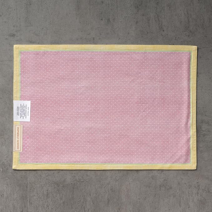 Maison d' Hermine Placemats Set of 4 Reusable 100% Cotton | Cloth Place Mats - Image 9
