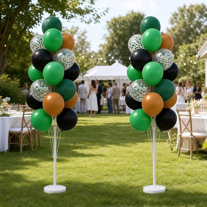 Hiins Green Brown Balloon Stand Kit - Image 9