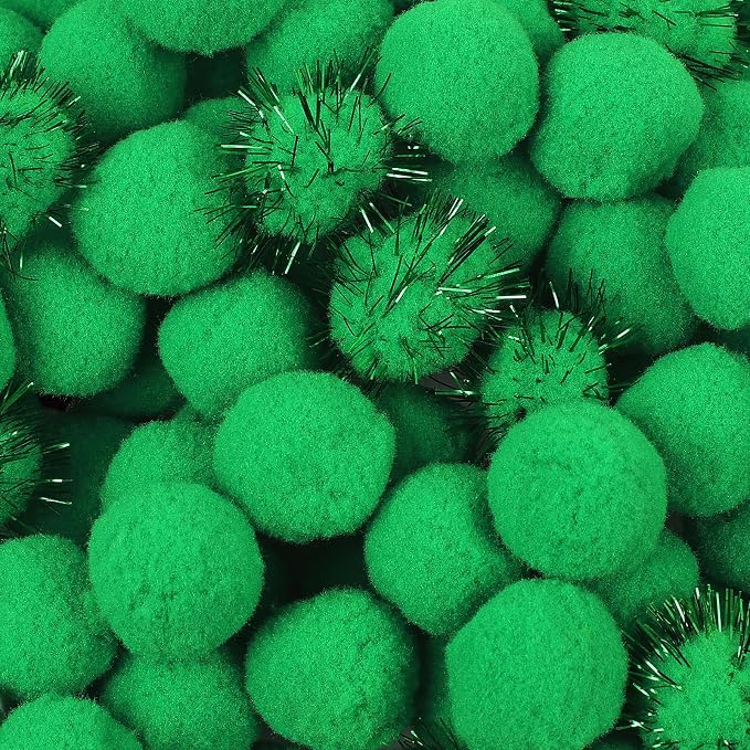Phinus 200 PCS Pom Poms, 1 Inch Pompoms by Phinus