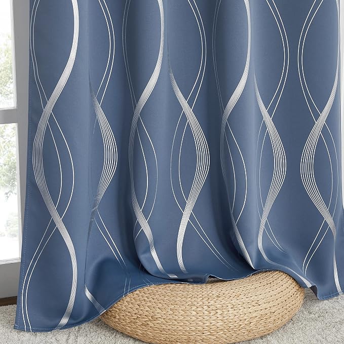 NICETOWN Bedroom Curtains Small Blackout Panels, Window Treatment Thermal - Image 7