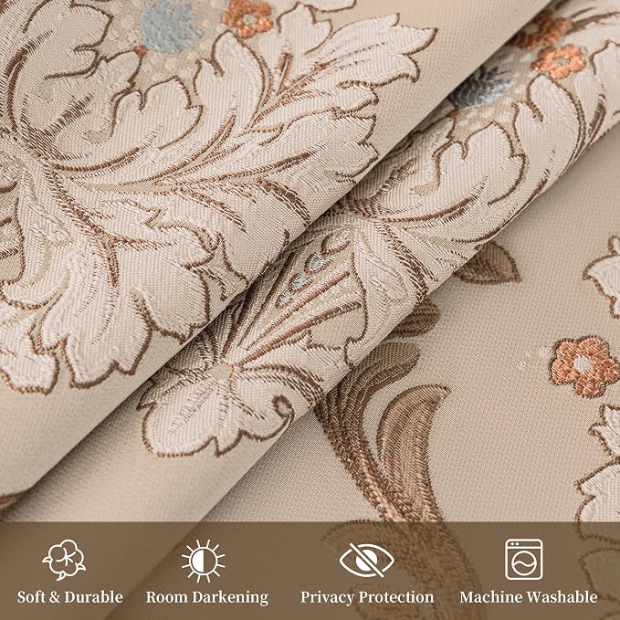 Loom and Mill Elegant Jacquard Curtains - Image 4