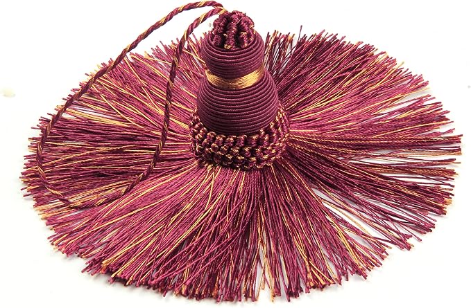4Pcs Colorful Tassel Key Tassels DIY Accessories | 9.5 Inch Tassels - Image 4