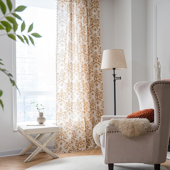 Sutuo Home Boho Curtains 84 Inches Length - Image 2