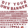 131 PCS Custom Banner DIY Letter Banners Personalized Banner | Make Your Own by Unknown