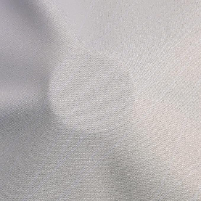 Beige and Greyish White Ombre Blackout Curtains 63 Inches Length 2 Panels Set - Image 8