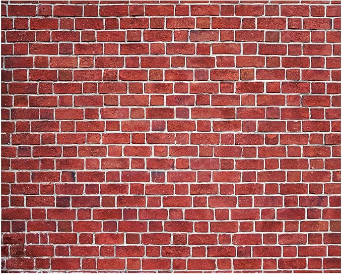VitalCozy 15 x 10 ft Red Brick Wall Backdrop Fabric Brick Photo Background | by VitalCozy