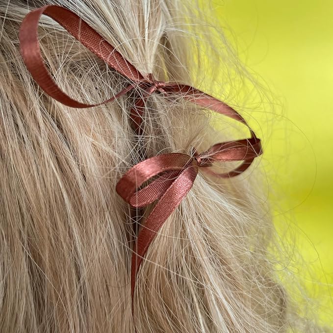 Friar Brown Ribbon 1/4 Inches 36 Yards Satin Roll Perfect - Image 3