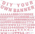 131 PCS Custom Banner DIY Letter Banners Personalized Banner by Unknown