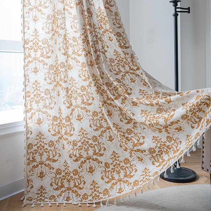 Sutuo Home Boho Curtains 63 Inches Length by SutuoHome