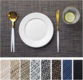 LEXMORE PlaceMats Set of 12 Vinyl/Plastic Woven Place Mats by lexmore