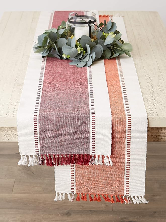 DII Dobby Stripe Table Runner - Image 3