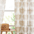 KGORGE Linen Printed Curtains Bohemian Natural Semi-Sheer 52" x 84" | Window by KGORGE