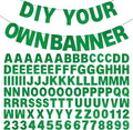 DIY Banner Kit with Letters Glitter Banner Letters Customizable Birthday by mifengda