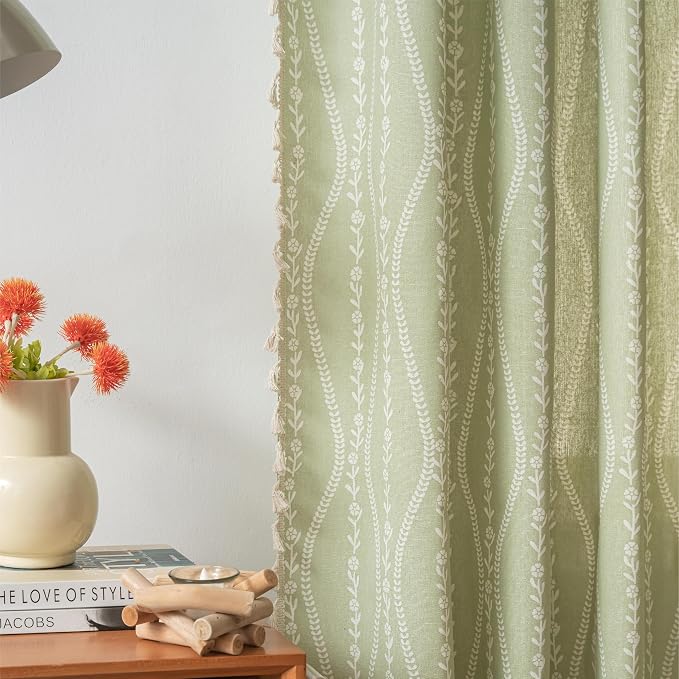 Sutuo Home Boho Curtains 63 Inches Length - Image 2