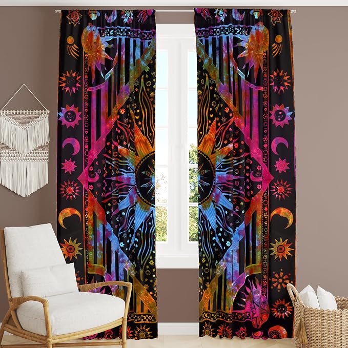 Bless International Beautiful Indian Bohemian Psychedelic Hippie Burning Sun by BlessInternational