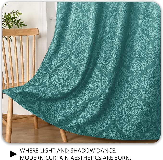 DWCN 100% Blackout Curtains for Bedroom 63 Inch Long - Image 7