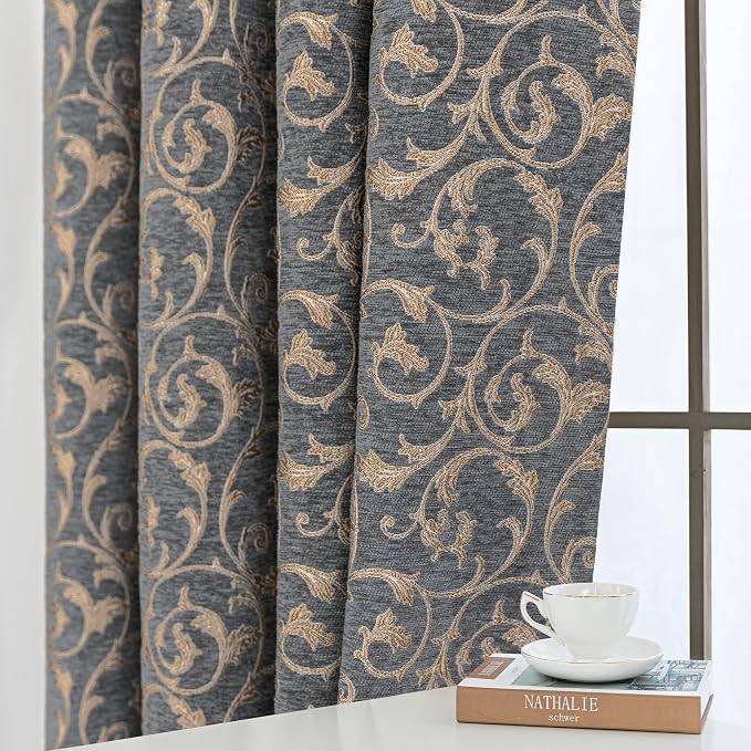 Loom and Mill Classic Damask Curtains - Image 6