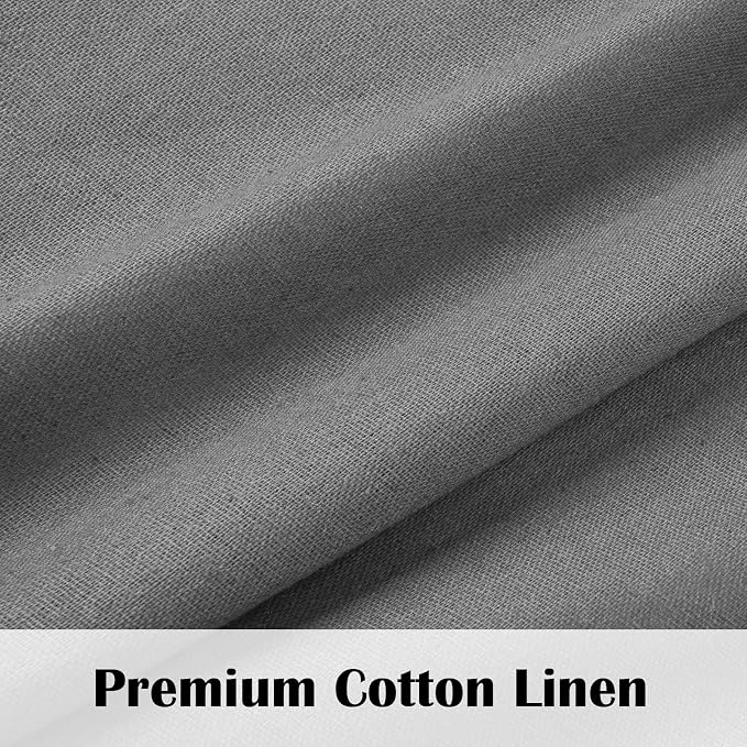 Farmhouse Valance Curtains, Boho Cotton Linen Kitchen Valance, Country Rod - Image 6