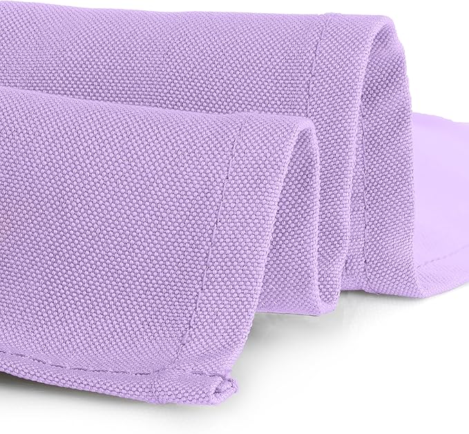 Gee Di Moda Square Tablecloth - 70 x 70 Inch Lavender Table Cloth for Medium Square or Round Tables - Heavy Duty Washable Fabric - for Buffet Table, Holiday Party, Dinner, Wedding & Baby Shower