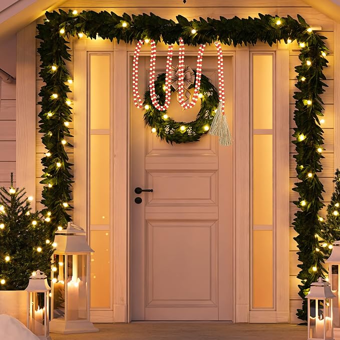 CVHOMEDECO. 16 Feet Wood Beads Garland - Image 7