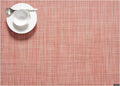 Chilewich Mini Basketweave Placemats, Woven Rectangle Placemats Set of 4 | Easy by Chilewich