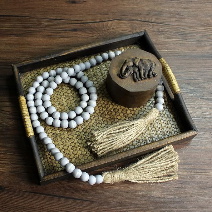 CVHOMEDECO. Wood Beads Garland - Image 7