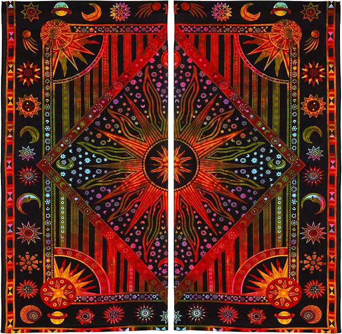 Bless International Beautiful Indian Bohemian Psychedelic Hippie Burning Sun - Image 2