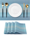 Placemats Set of 4 Washable Indoor | Outdoor Vinyl Place Mats by CADONO