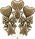 9Pcs Leopard Print Balloons/Wild One Birthday Party Decor by baoonworlld