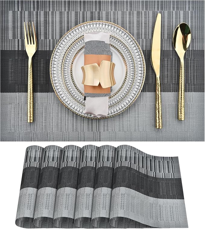SLKQG Placemats Set of 6 by SLKQG