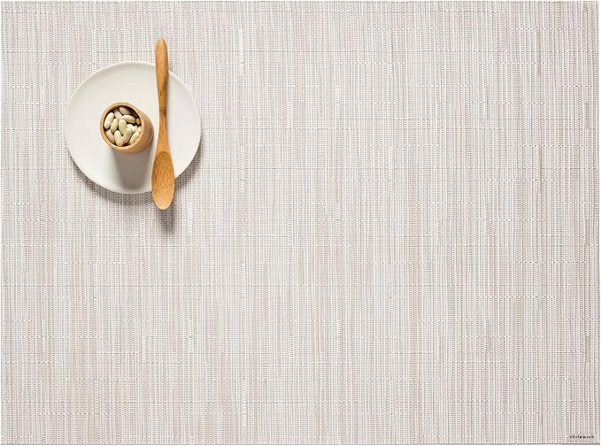 Chilewich Bamboo Placemats Set of 4, Woven Rectangle Placemats | Reusable by Chilewich