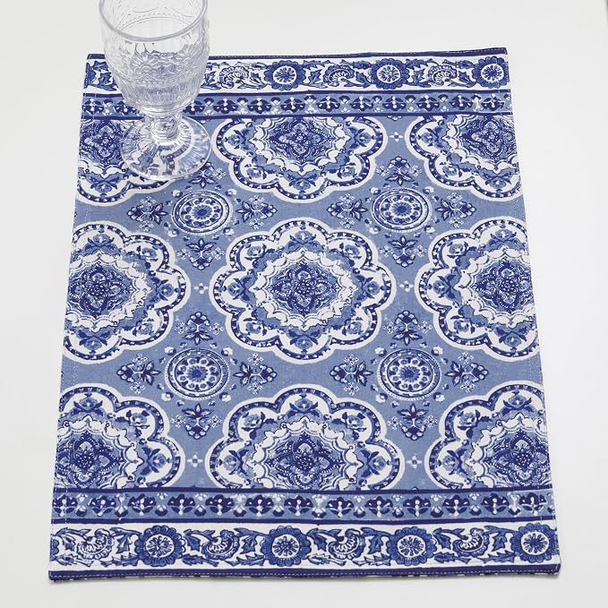 Maison d' Hermine Placemats Set of 4 Reusable 100% Cotton | Cloth Place Mats - Image 8