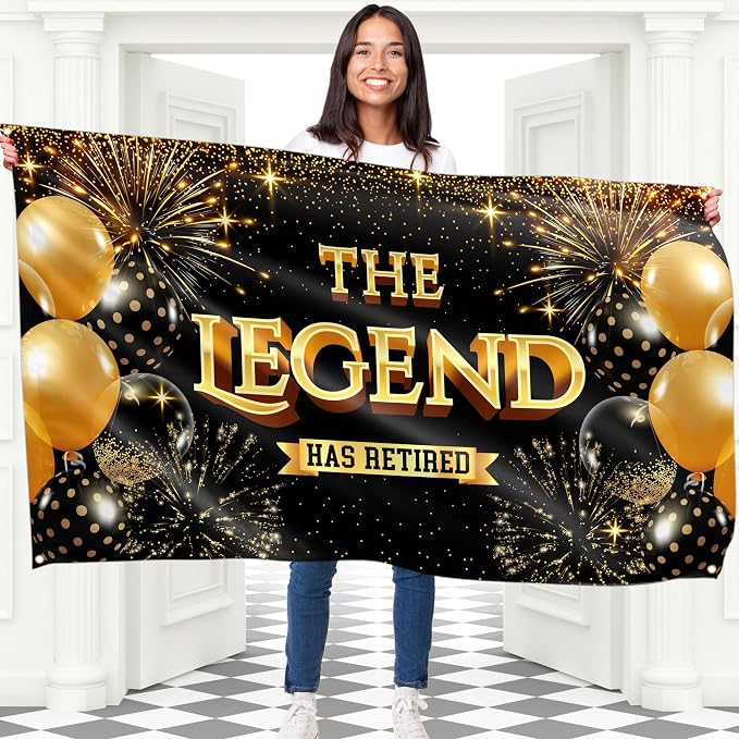 Happy Retirement Banner by Bravita