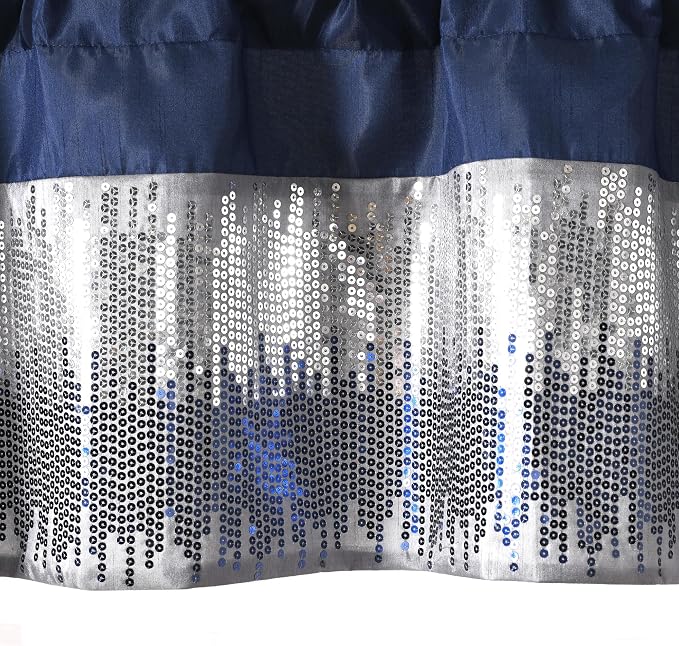 Lush Decor Night Sky Sequins Valance Curtain Single - Image 3