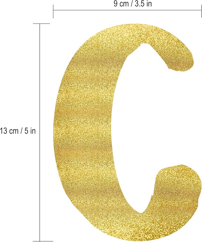 Pre-Strung Cheers to 10 Years Gold Glitter Banner - Image 9