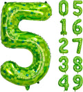 40 inch giant Green pixel miner game number 5 balloon | Large mining theme foil by Exquisitehighqualitypartydecorationstomeetyoureveryneed%EF%BC%81