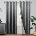 DWCN Black Blackout Curtains for Bedroom 96 Inch Long by DWCN