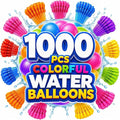 Water Balloons Quick Fill 1000 – 1000 Pack Self-Sealing Water Bombs, Easy Fast by Unknown
