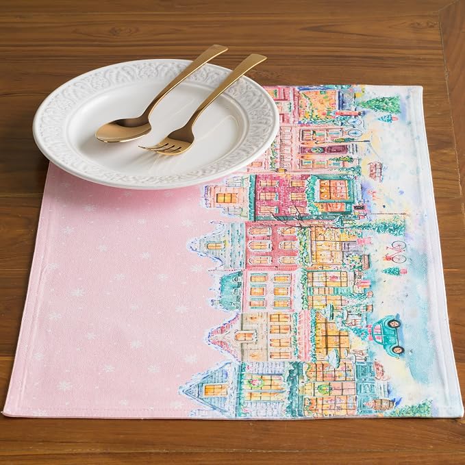Maison d' Hermine Placemats Set of 4 Reusable 100% Cotton | Cloth Place Mats - Image 8