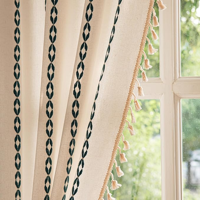 Sutuo Home Boho Curtains 84 Inches Long - Image 4
