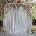 Outpain 10x10ft Silver Sequin Backdrop Curtains -Heavy Duty Gold Photography by Outpain