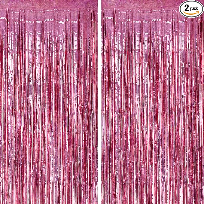 DECOCKRAT 2 Pack Foil Fringe Backdrop by DECOCKRAT