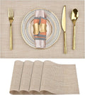 SLKQG Beige Placemats Set of 4 by SLKQG